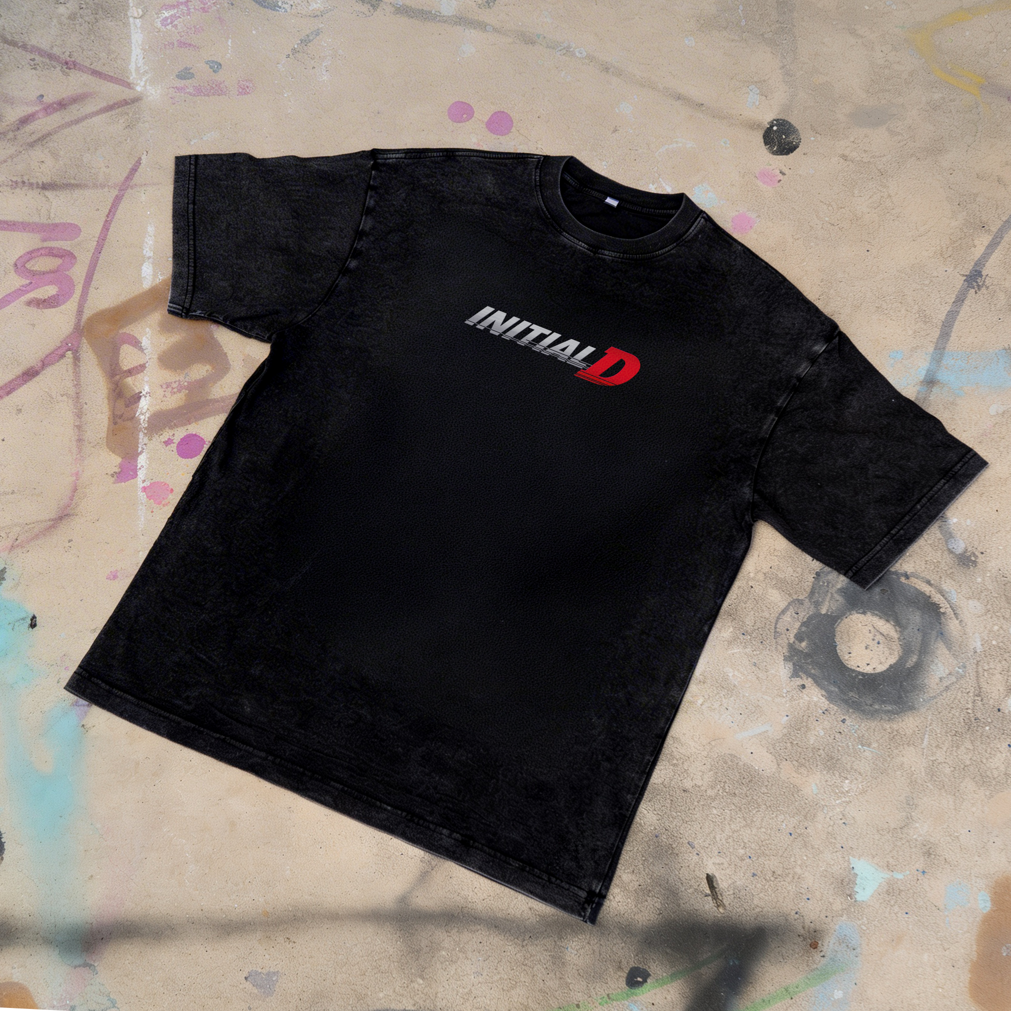Initial D  - Oversize Tee